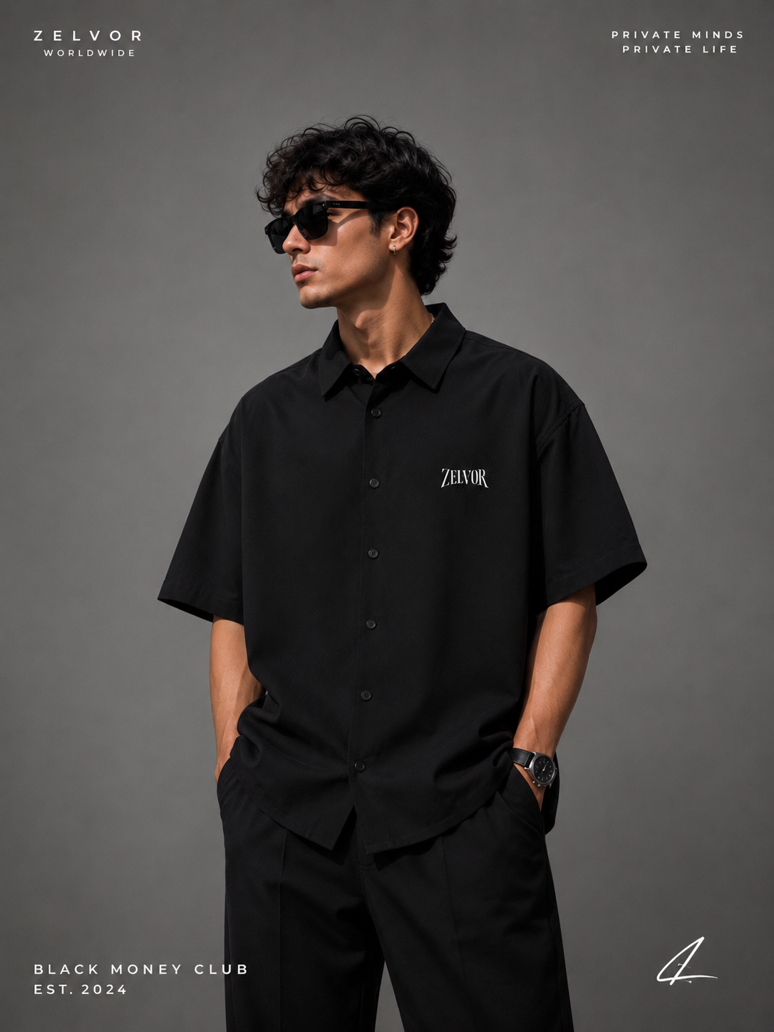 BLACK MONEY CLUB™ Oversized fit shirt
