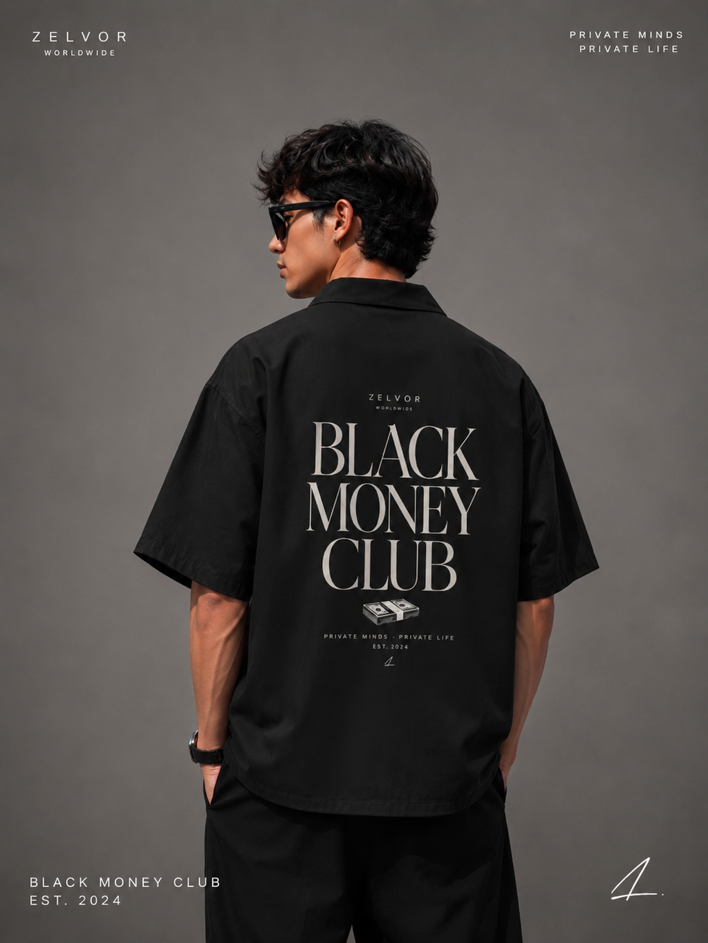 BLACK MONEY CLUB™ Oversized fit shirt